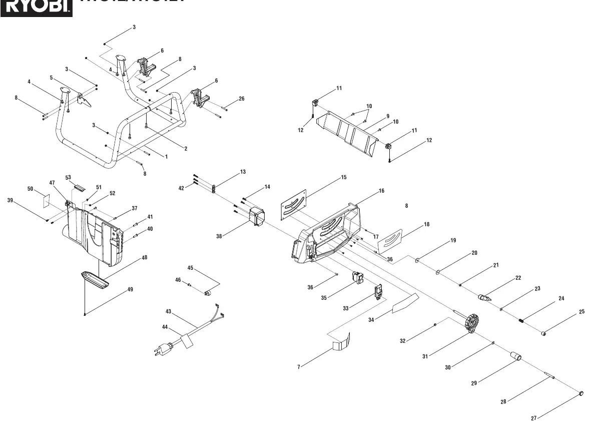 Figure B: Front panel and switch assembly