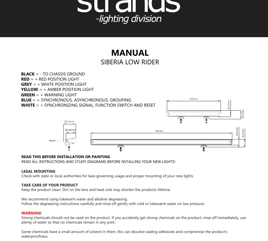 Installation diagram from the manual