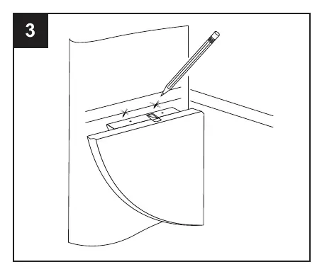 Step 3: Marking the second bracket