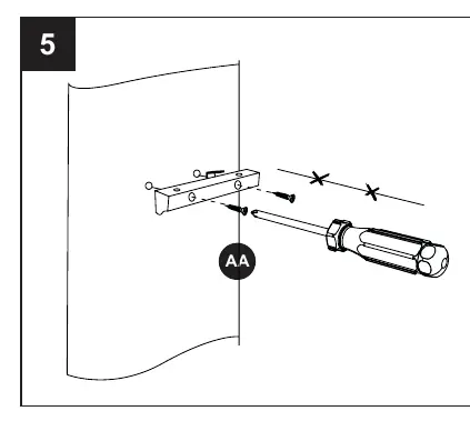 Step 5: Securing the bracket