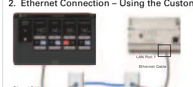 Ethernet Connection - Using Customer's Network