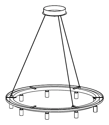 Step 1: Lamp frame preparation