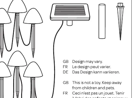 Components of the LUMISHROOMS 10-PK set