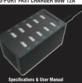 Sabrent 10-Port Fast Charger