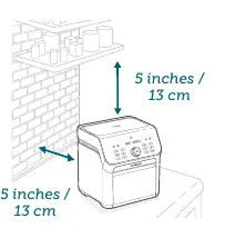 Clearance requirements (5 inches / 13 cm)