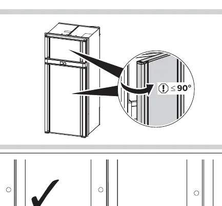Door clearance and floor mounting
