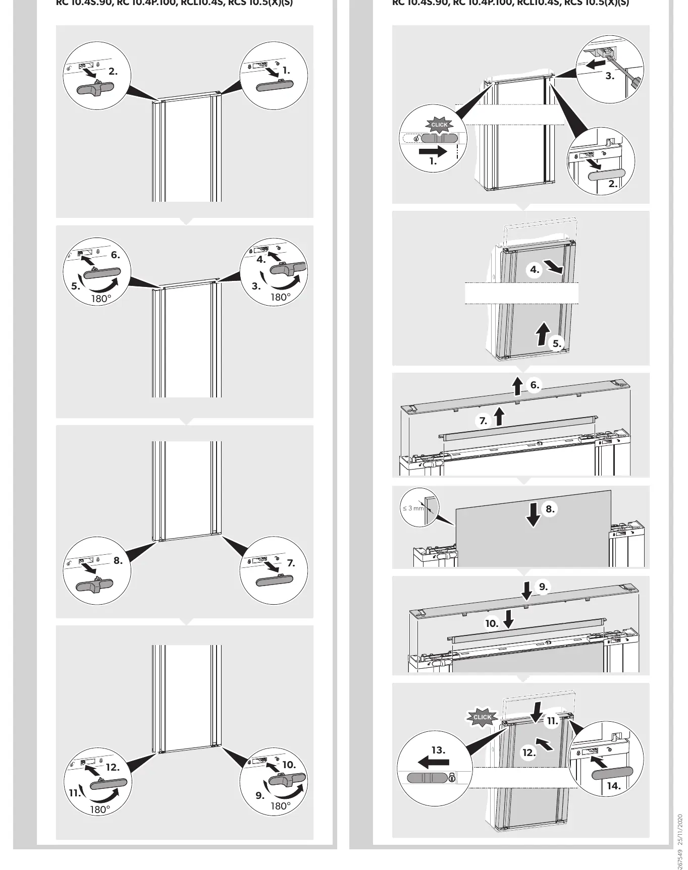 Door lock modification steps.