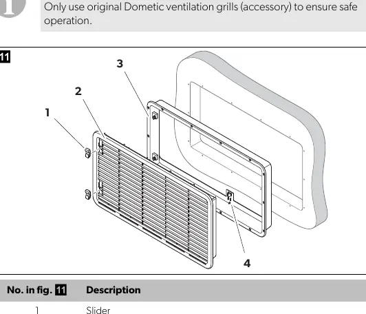 Ventilation grill assembly