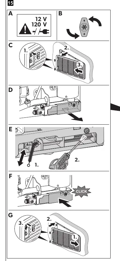 Gas burner cleaning
