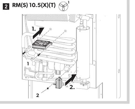 Mounting diagram for RM(S) 10.5(X)(T) models