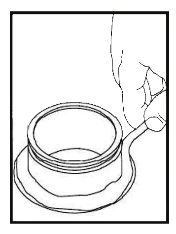 Applying plumber's putty