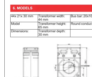 Physical dimensions and aperture specifications