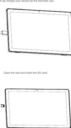 Charging and SD card insertion