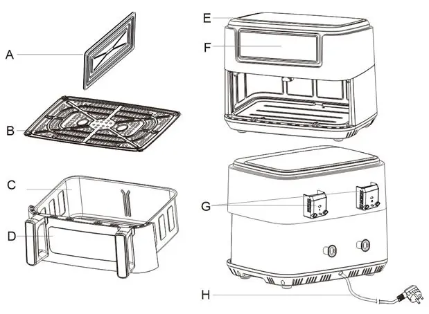 Parts identification diagram