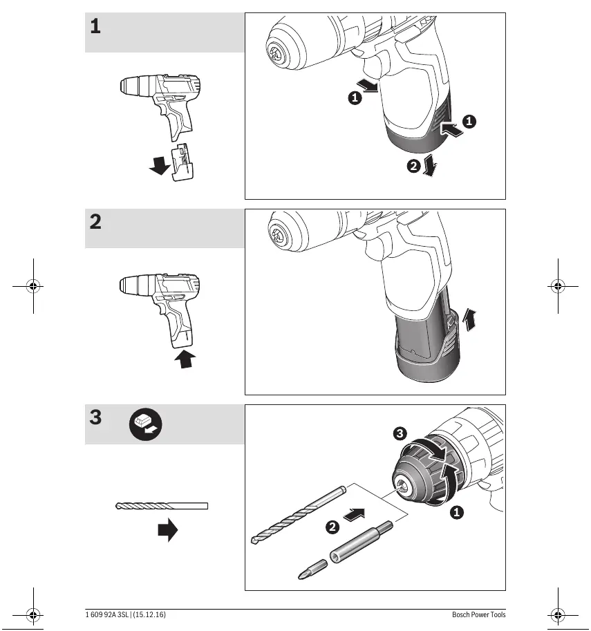 Battery removal and insertion