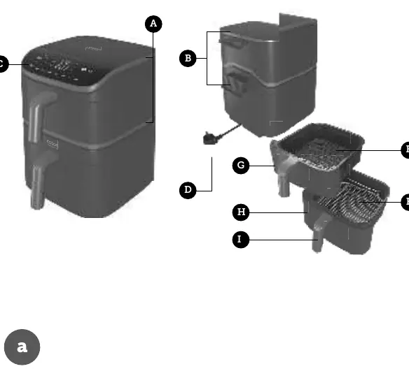 Air Fryer Diagram
