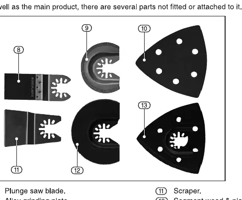 Included accessories