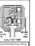 Recommended fuse rating