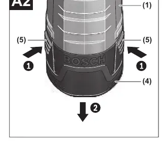 Removing the battery (A2)