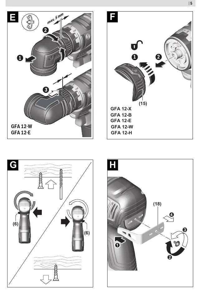 Adjusting adapters and belt clip installation