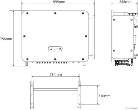 Inverter dimensions