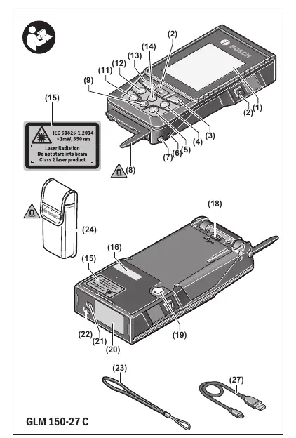 GLM 150-27 C components diagram