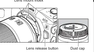 Attaching the lens