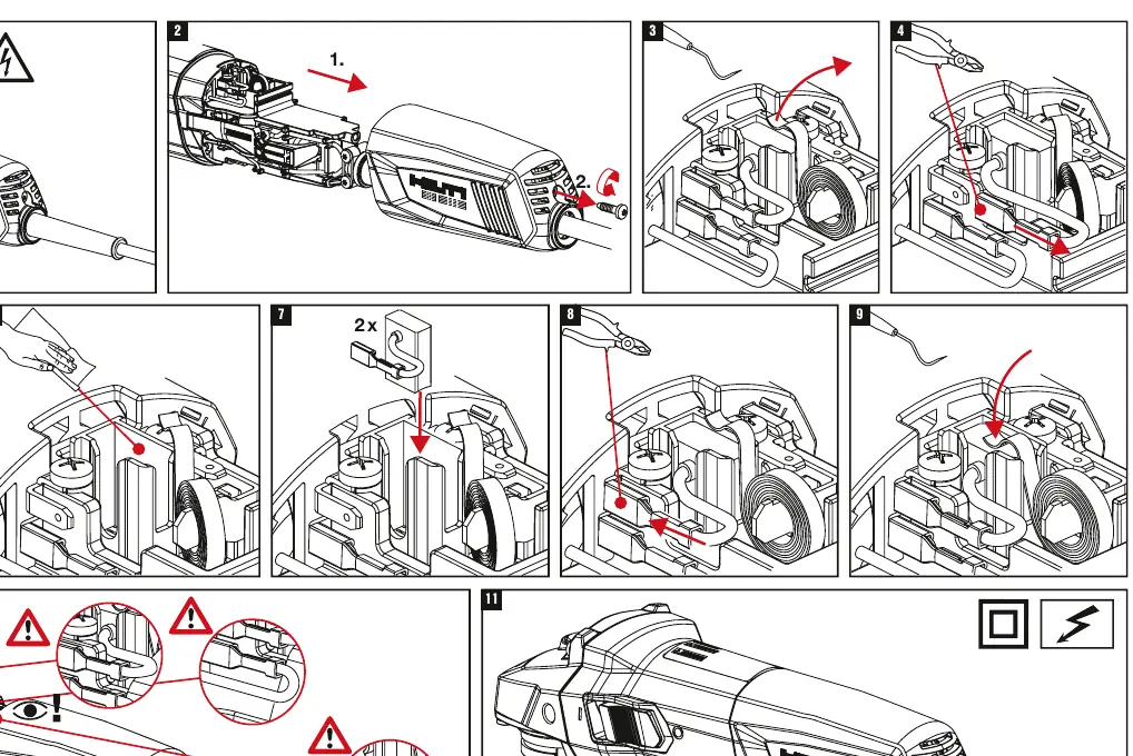 Step-by-step carbon brush replacement procedure