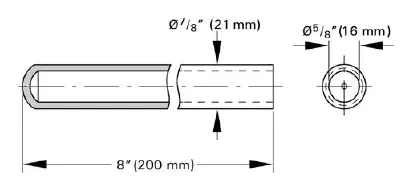 Sensor well details