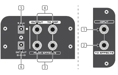 Connection panel layout