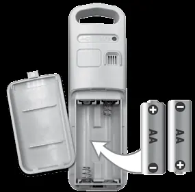 Outdoor sensor battery installation
