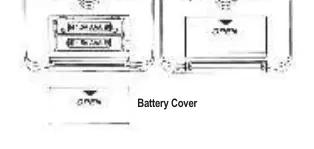 Back panel features including battery compartment