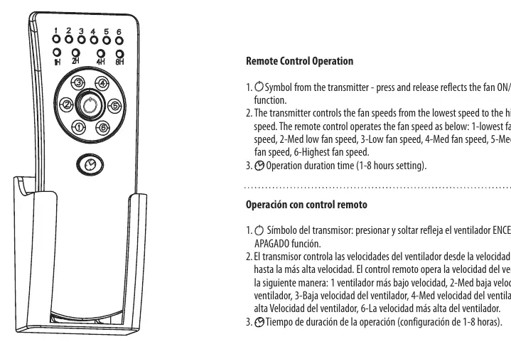 Remote control operation