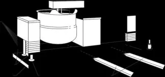 Positioning and leveling diagram