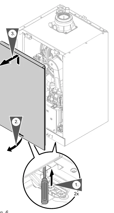 Removing the front panel