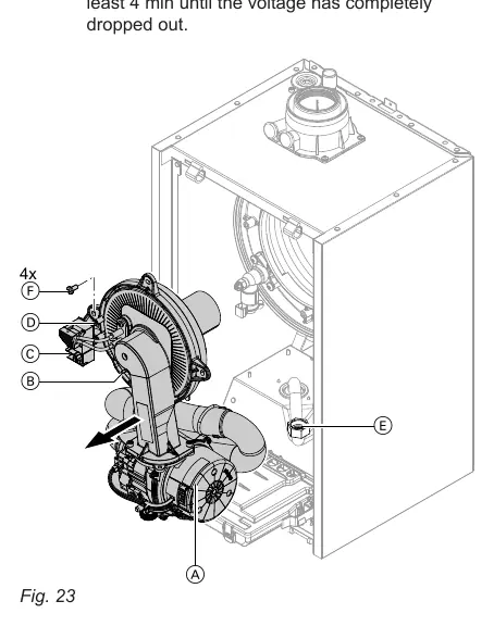 Removing the burner