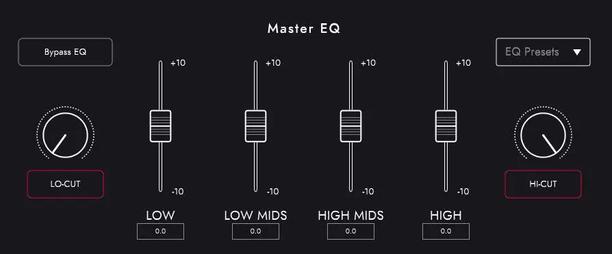 Master EQ Interface