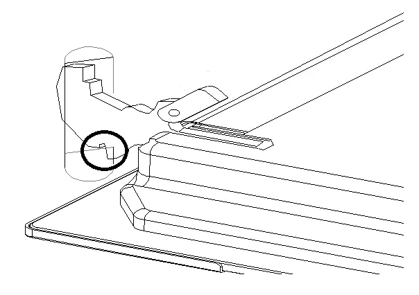 Hinge latch alignment