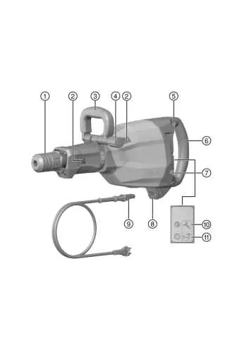 Product overview of the Hilti TE 1000-AVR