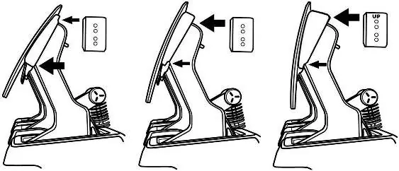 Adjusting pedal inclination
