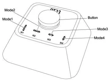Mode selection and button layout