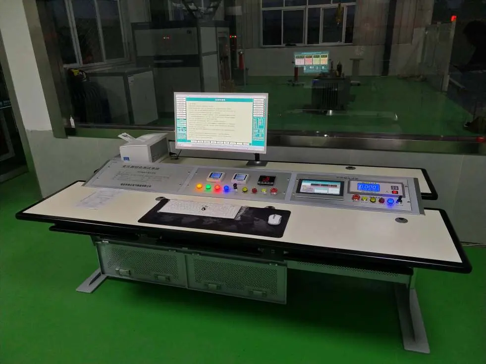 Control console of the HZBZ-IV test bench