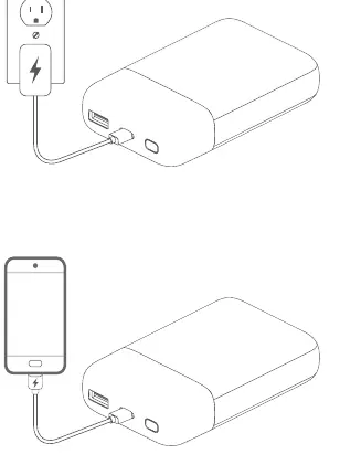 Charging the power bank and mobile devices