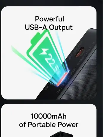 USB-A output port