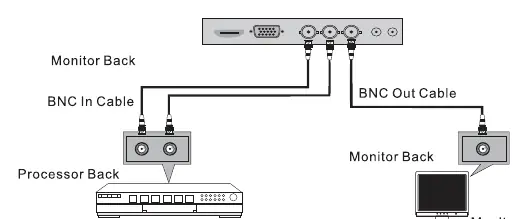 BNC and PC connection diagrams