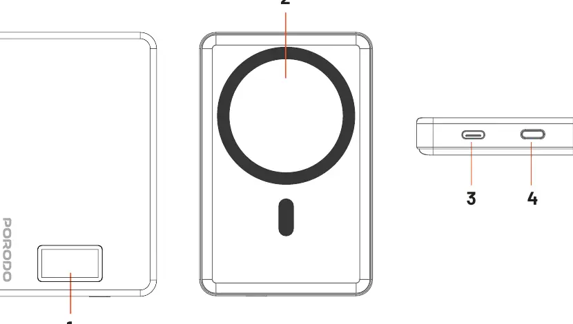 Schematic view of the power bank components