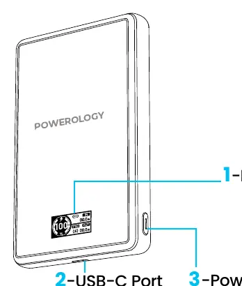 Schematic view of the power bank components