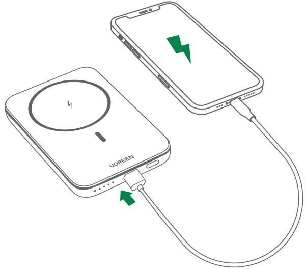 Wired charging connection