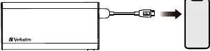 Charging a device using the power bank