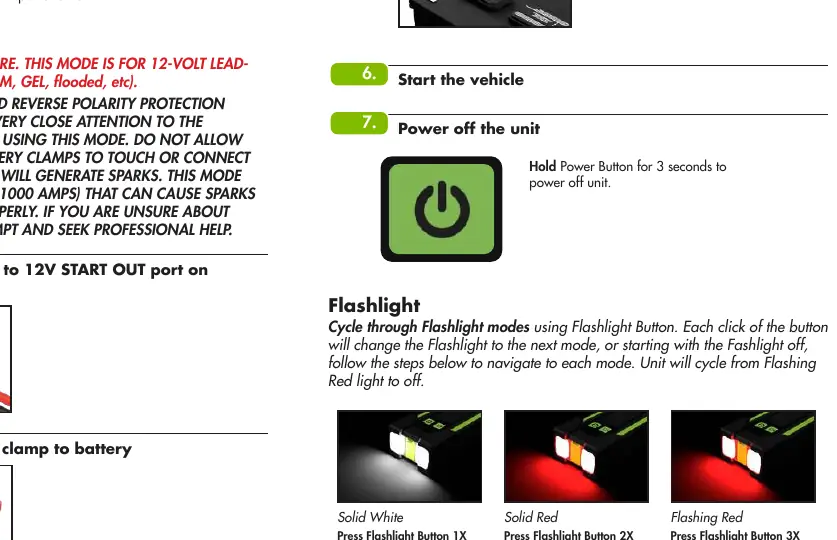 Force Jump Start procedure